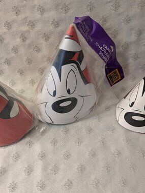 New! Two packags of Pepe le Pew Party Hats 16 Count